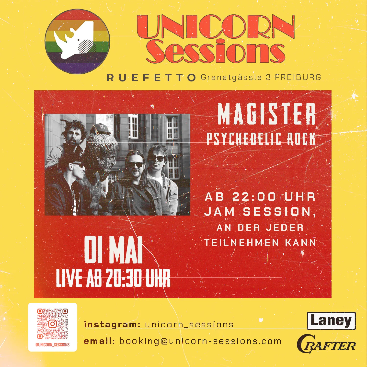 szene-Radar - Magister - Unicorn Sessions, Ruefetto  in Freiburg im Breisgau